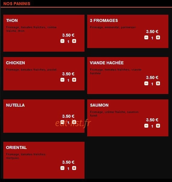 MP  pizza — carte page 5