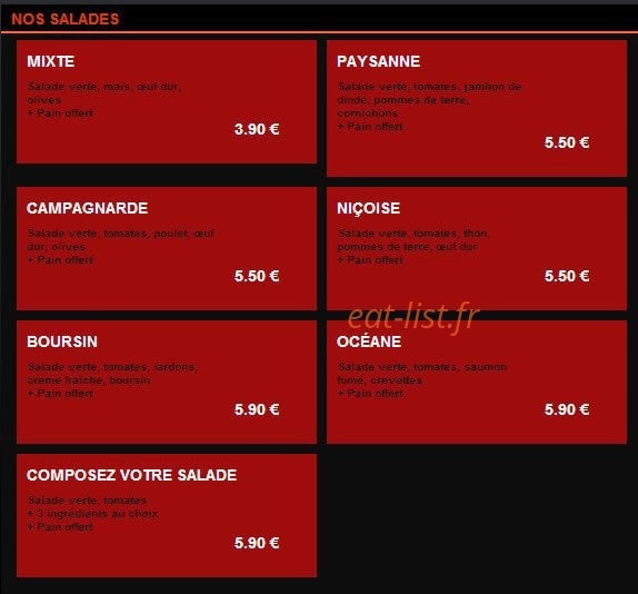 MP  pizza — carte page 7