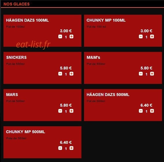 MP  pizza — carte page 9