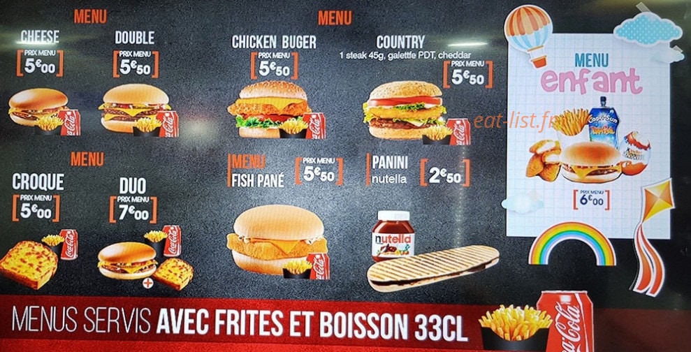 O'dwich — carte page 2