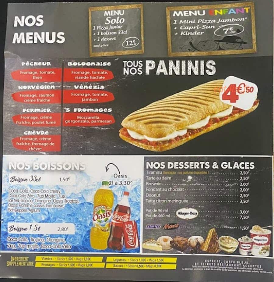 Pizza Must — carte page 3