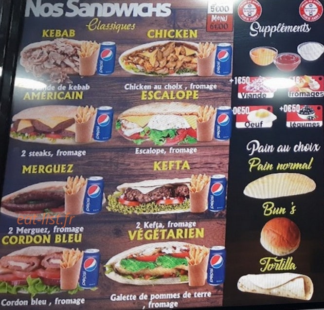 Resto de la Gare — carte page 1