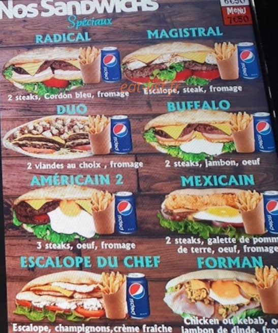 Resto de la Gare — carte page 2