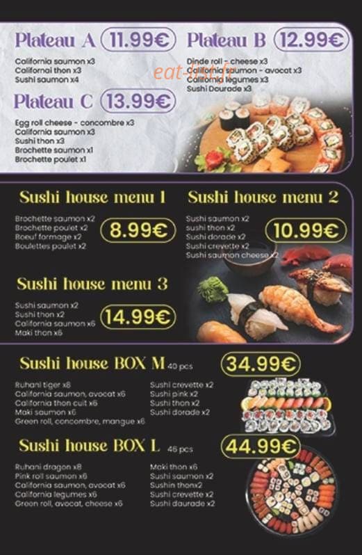 Thaï House — carte page 3