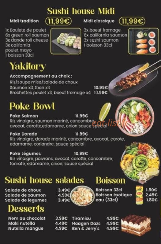 Thaï House — carte page 4