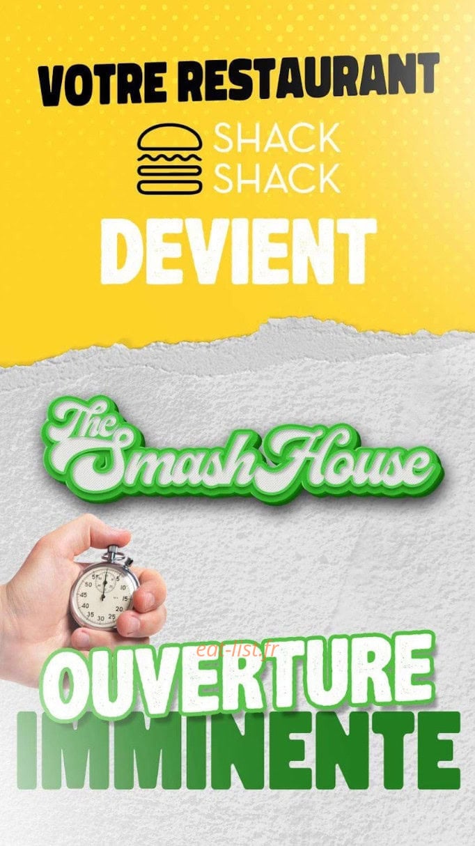 The Smash House — carte page 1