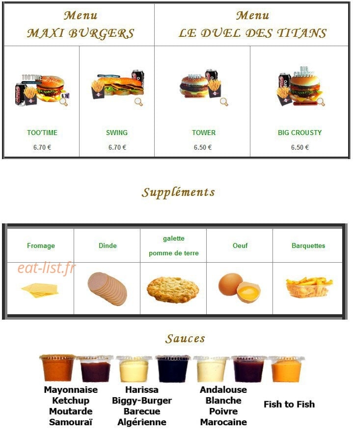 Tou'Time — carte page 2