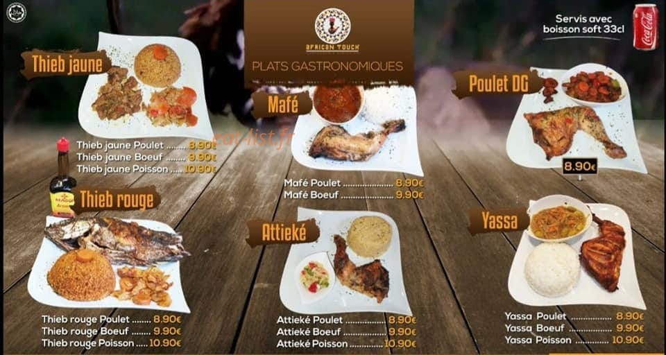Touche africaine ' — carte page 2
