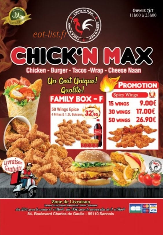 Chick'n Max — carte page 1