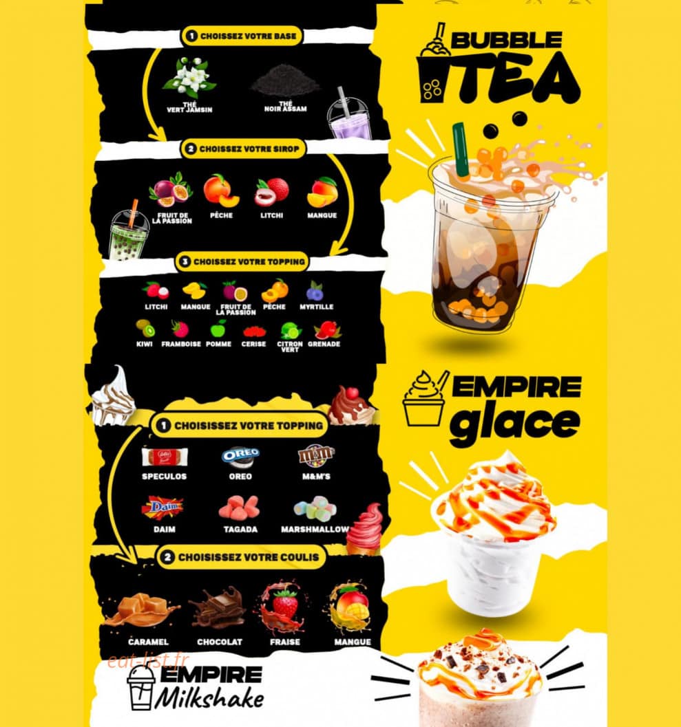 Empire Burger — carte page 7