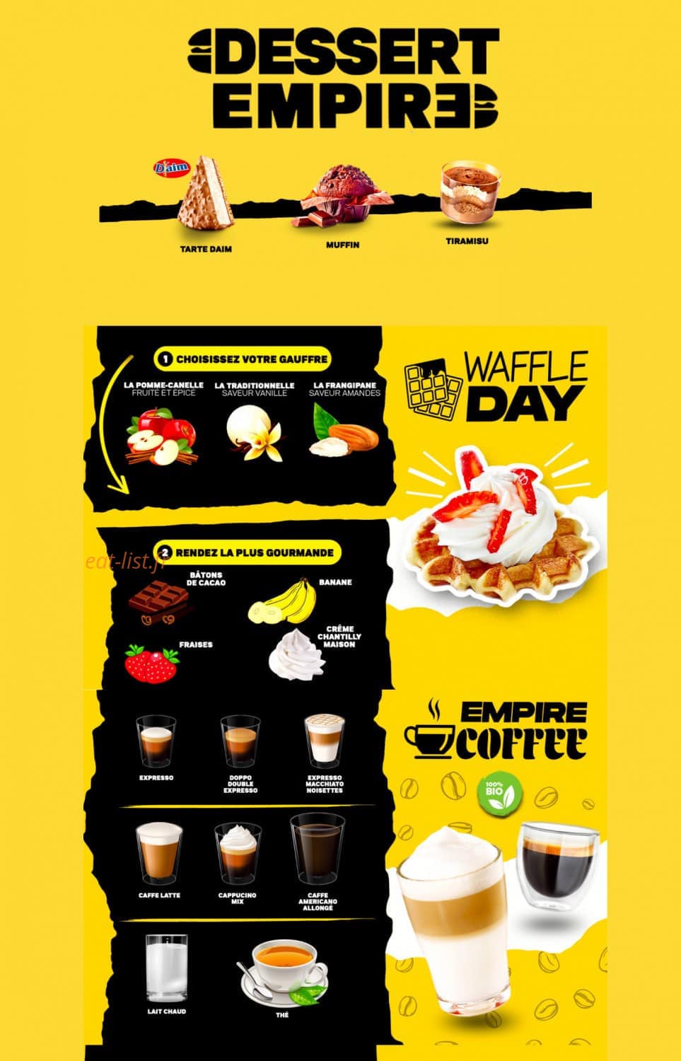 Empire Burger — carte page 6