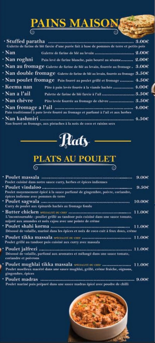 Kayani Kitchen — carte page 3