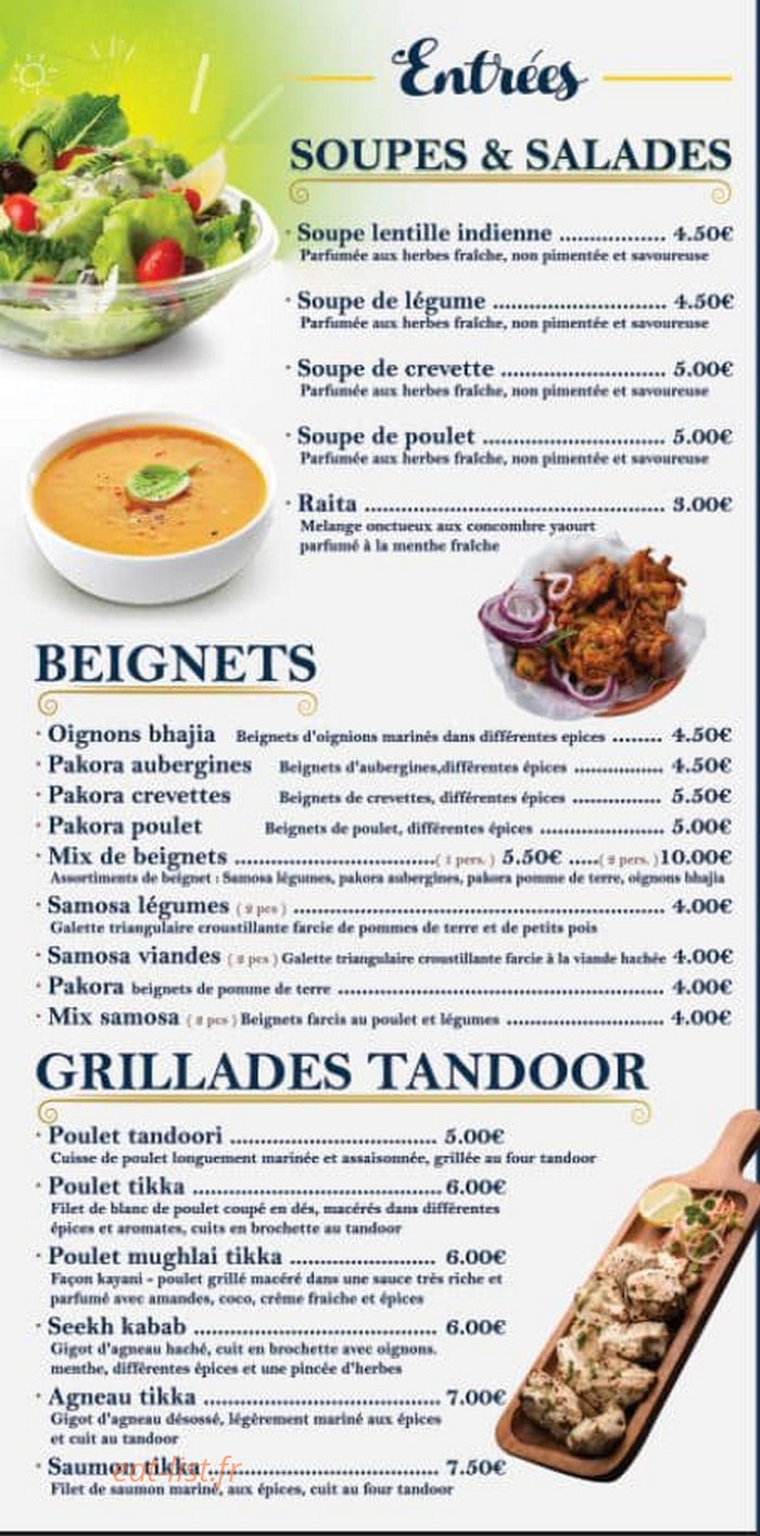 Kayani Kitchen — carte page 2