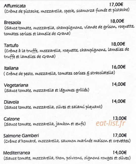 La Magia — carte page 2