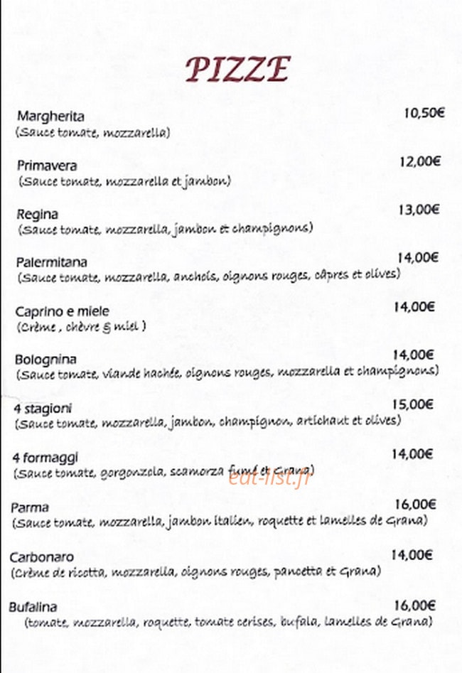 La Magia — carte page 1