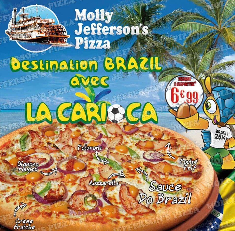 Molly Jefferson's Pizza — carte page 1