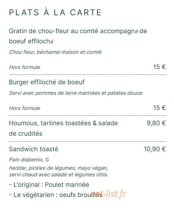 Nachca — carte page 6