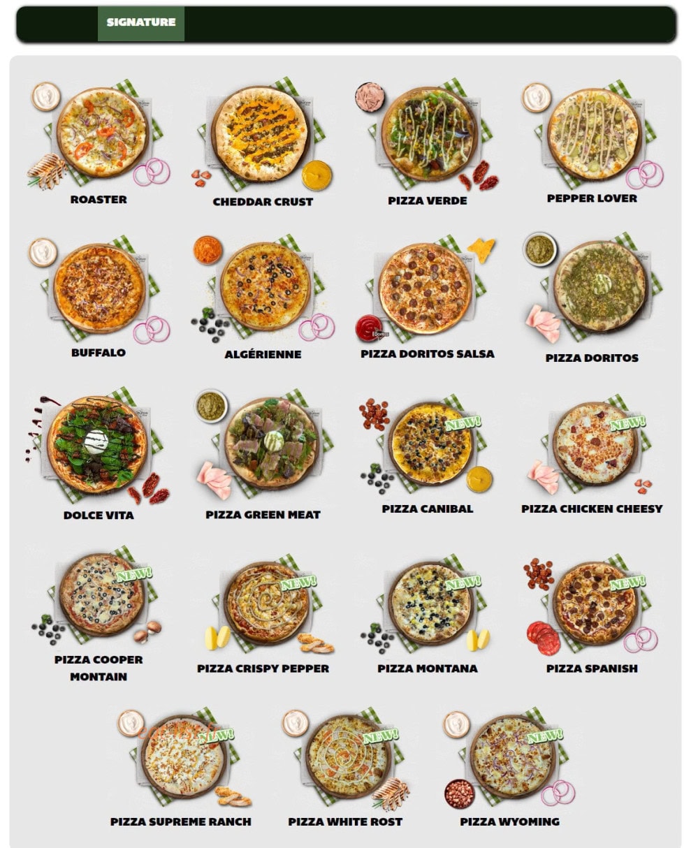 Platane Pizza — carte page 3
