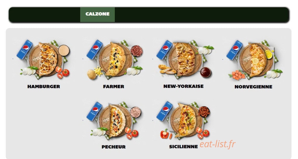Platane Pizza — carte page 4