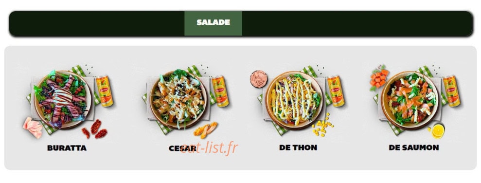 Platane Pizza — carte page 5
