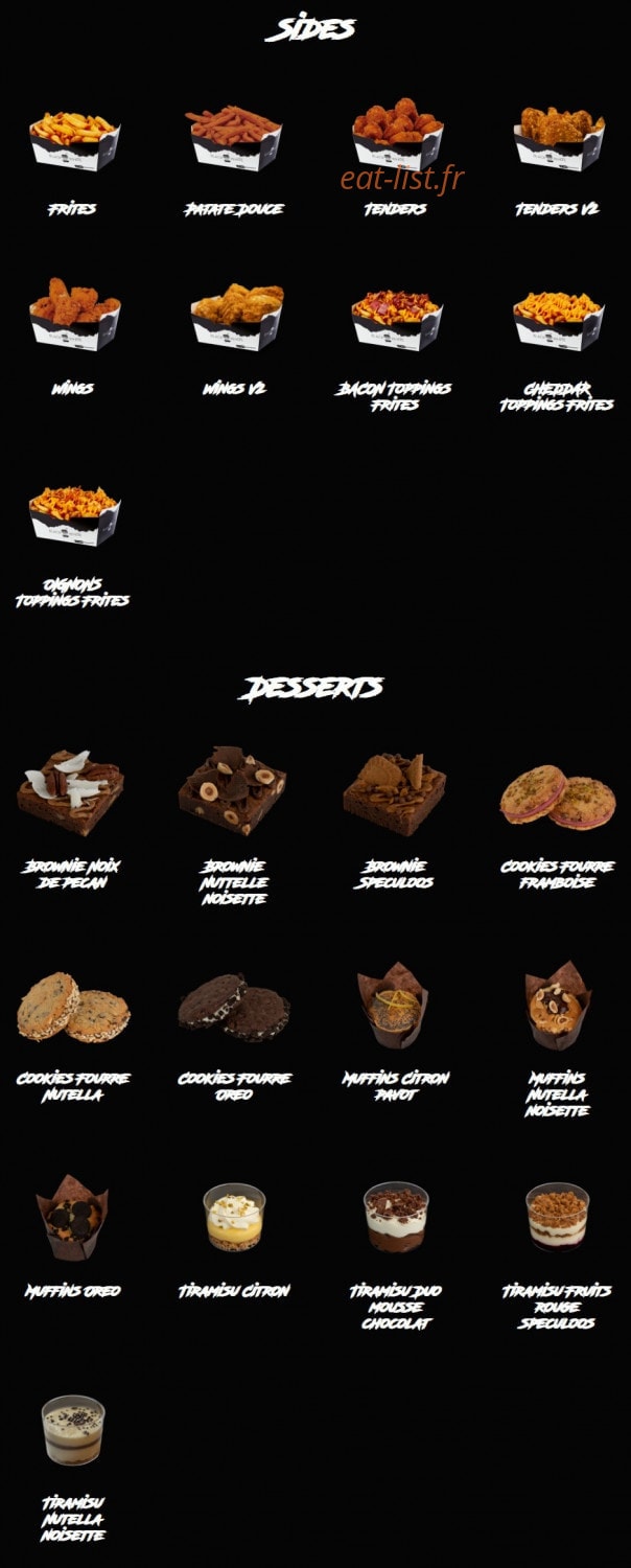 Black And White Burger — carte page 3