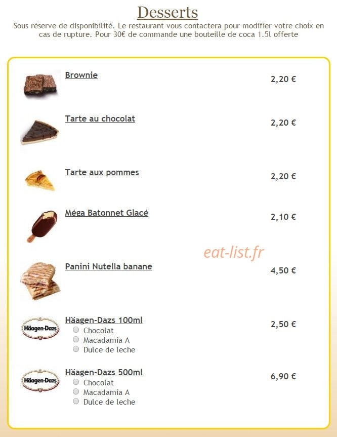Dino Pizza — carte page 12