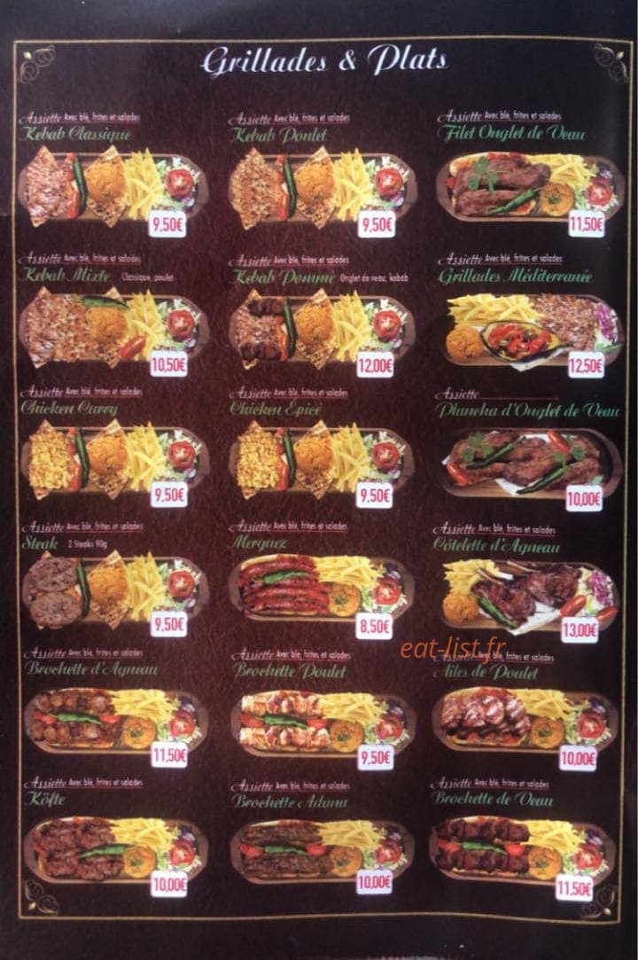 La Pomme Kebab — carte page 2