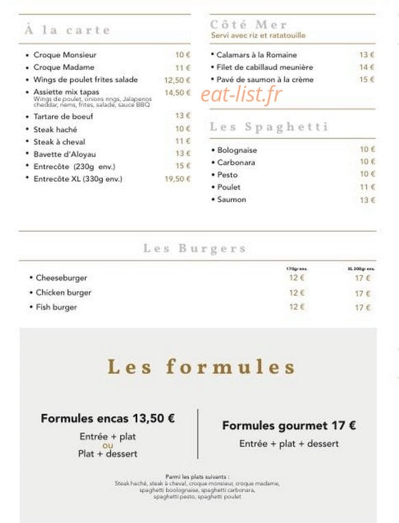 Le Colisée by Massimo — carte page 2
