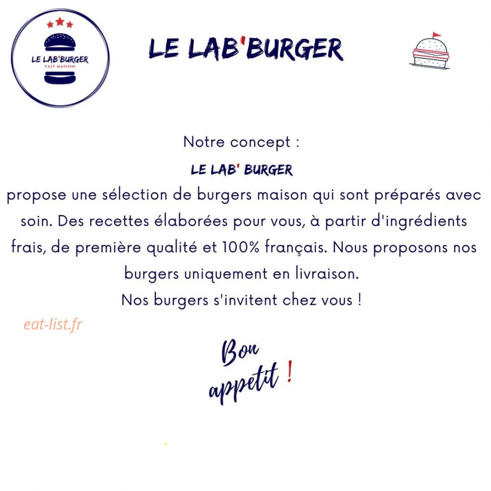 Le Lab Burger — carte page 4