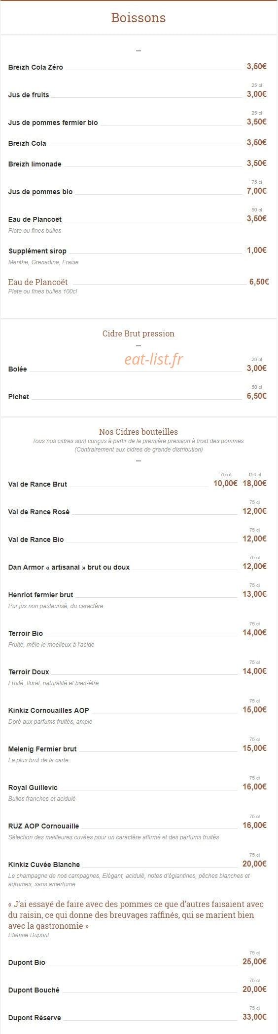 Le Renard et la Galette — carte page 7