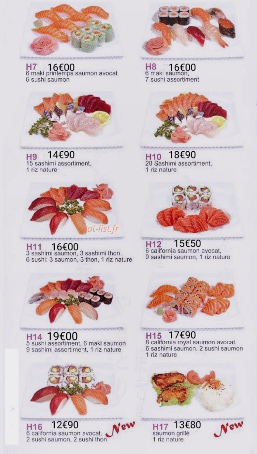 Lorie Sushi — carte page 5