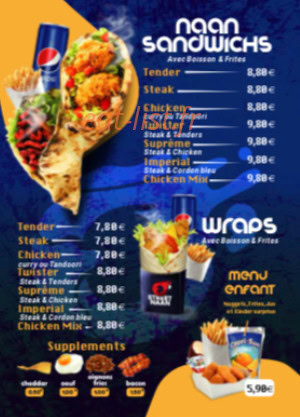 Street Naan — carte page 3