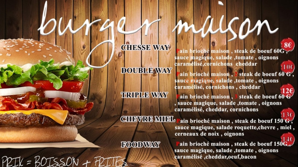 Food Way — carte page 2