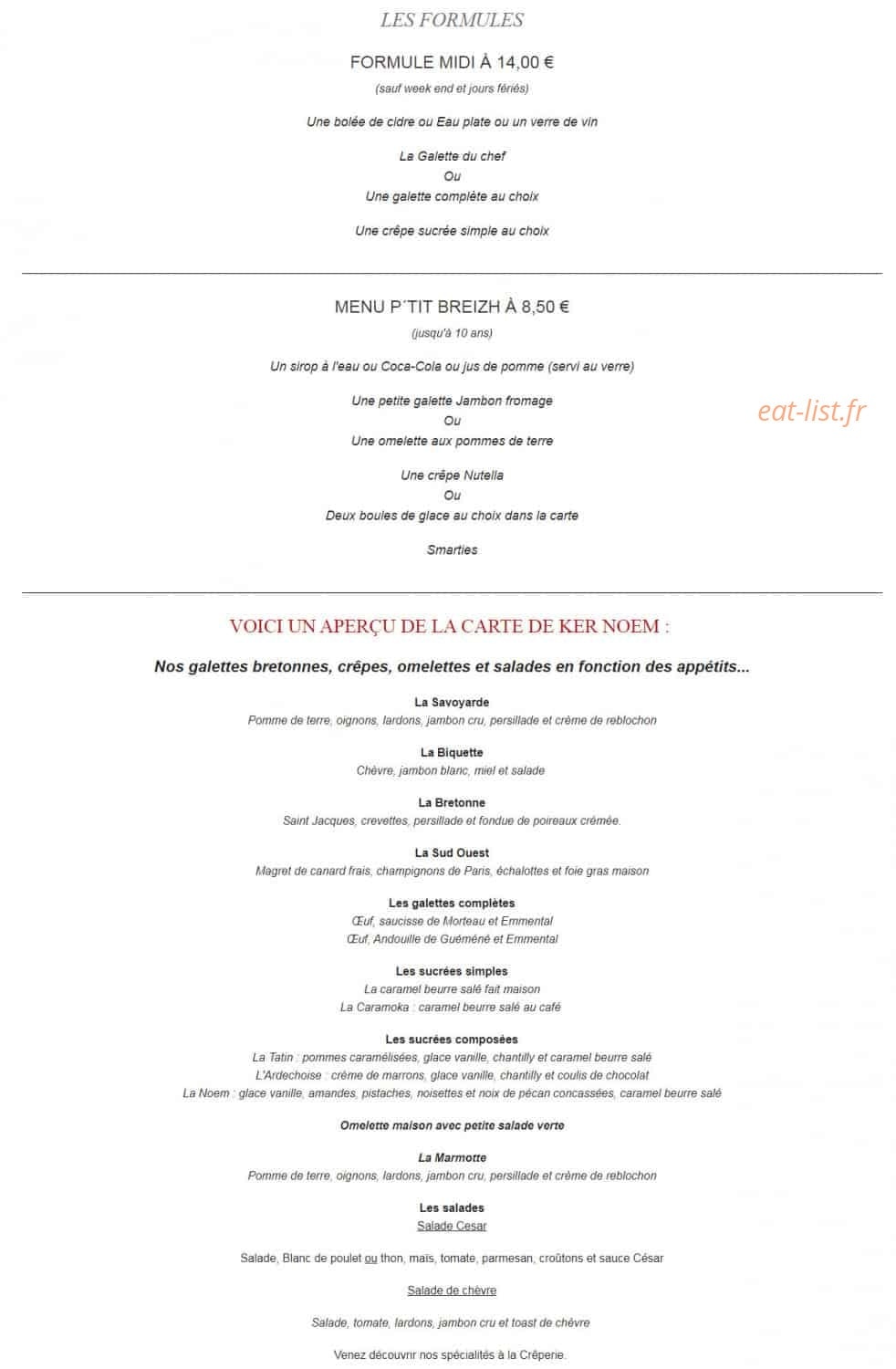 Ker Noem — carte page 1