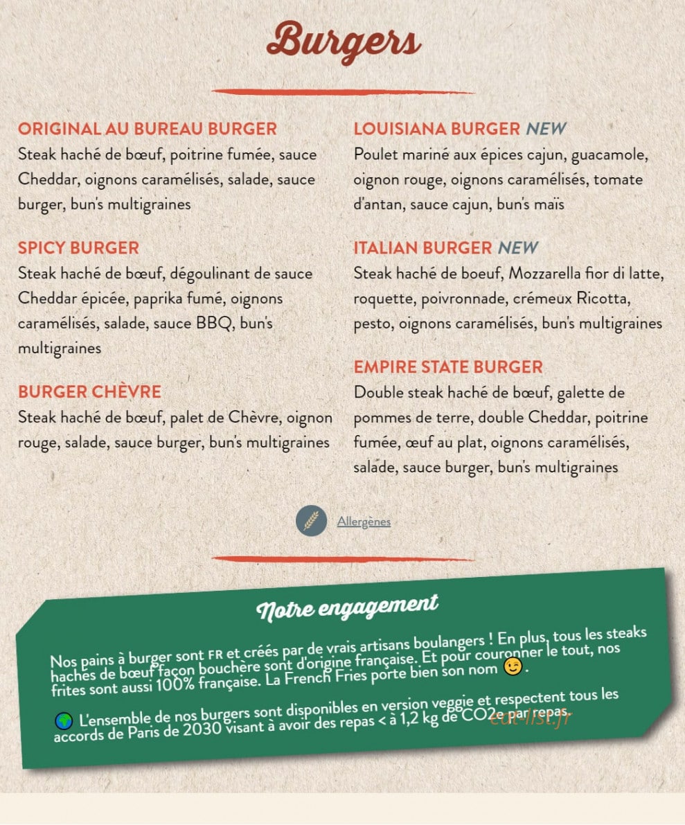 Le Bureau — carte page 2