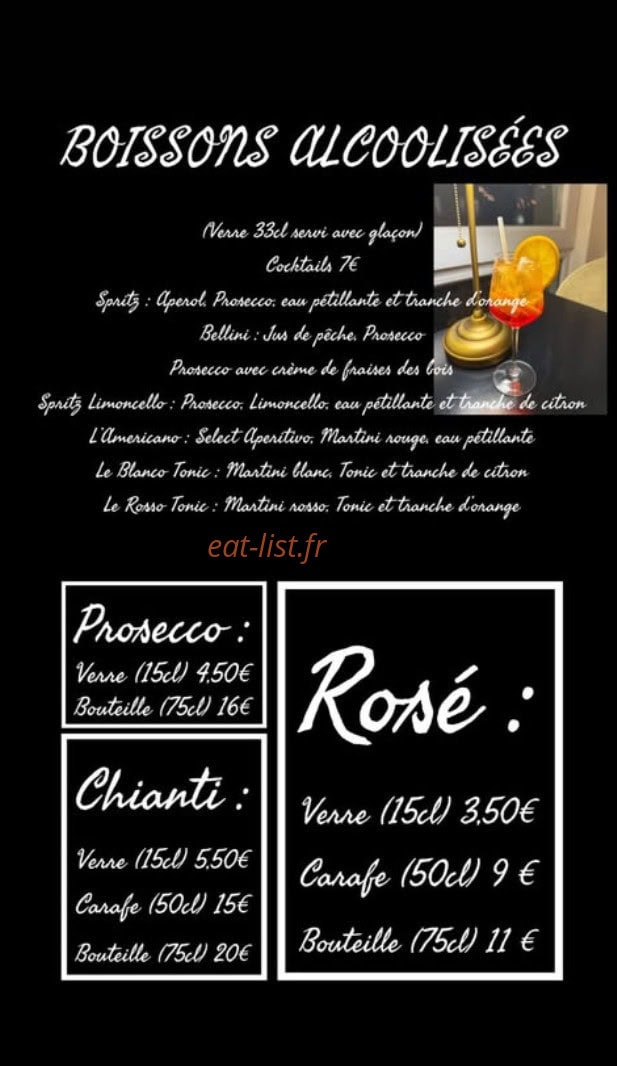 Le Petit coin café — carte page 7
