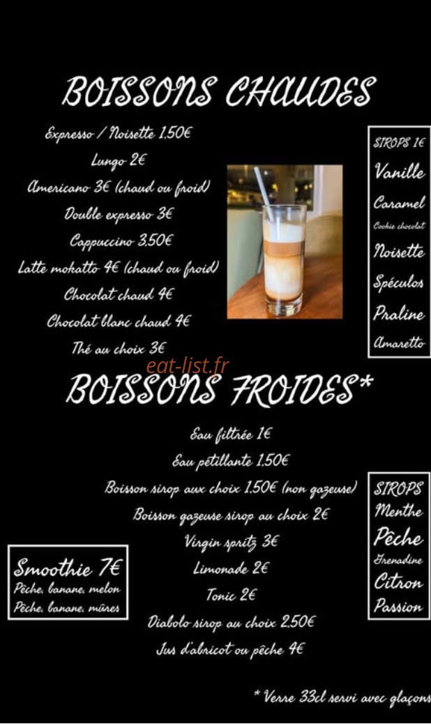 Le Petit coin café — carte page 6