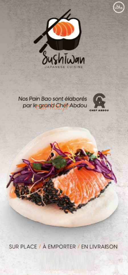 Sushi Wan — carte page 1