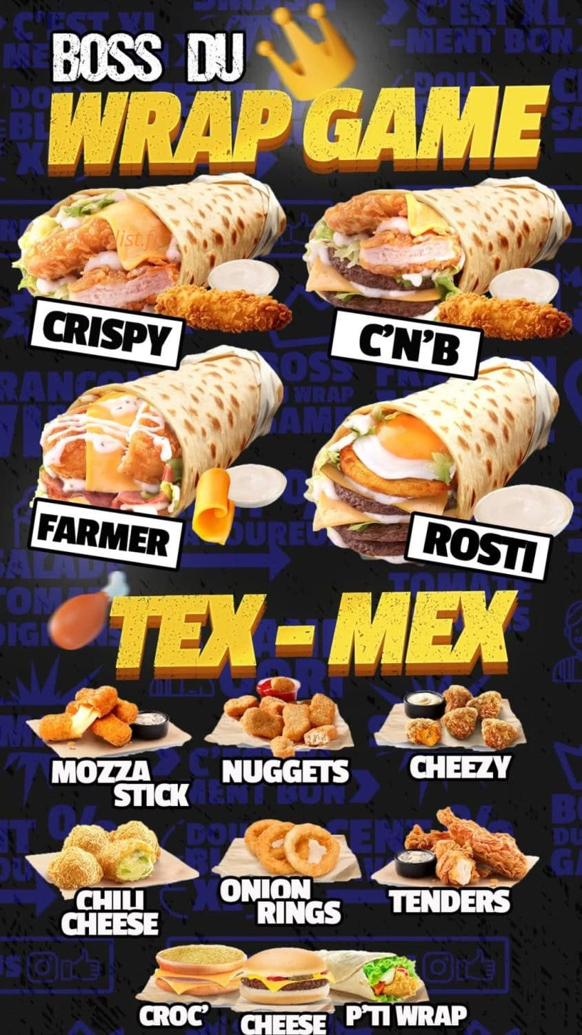 Xl burger — carte page 7