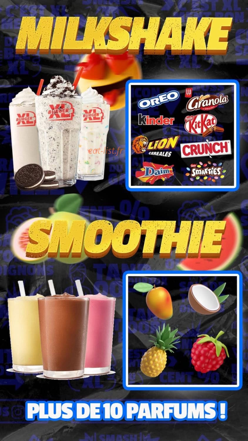 Xl burger — carte page 2