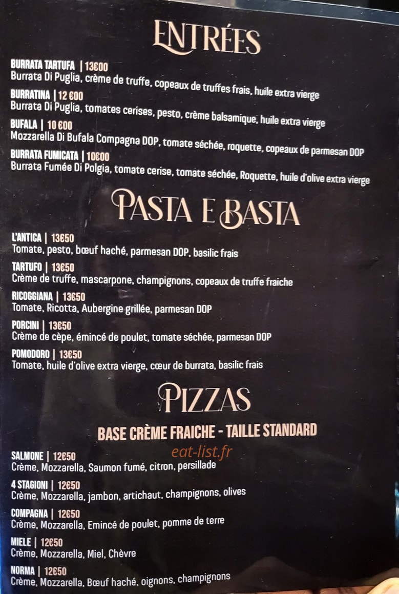 L'antica — carte page 1