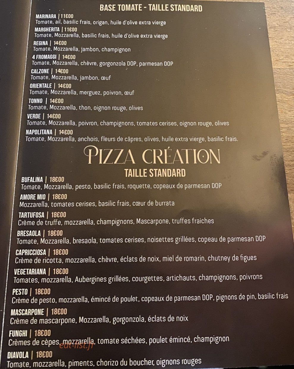 L'antica — carte page 2