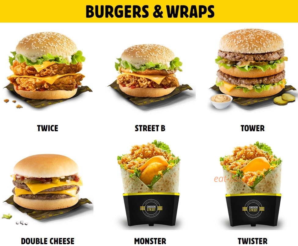 Chicken Street — carte page 3