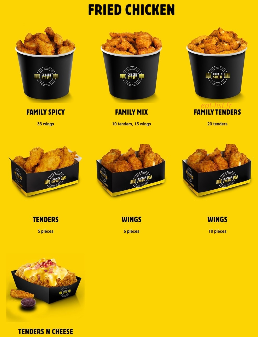 Chicken Street — carte page 2