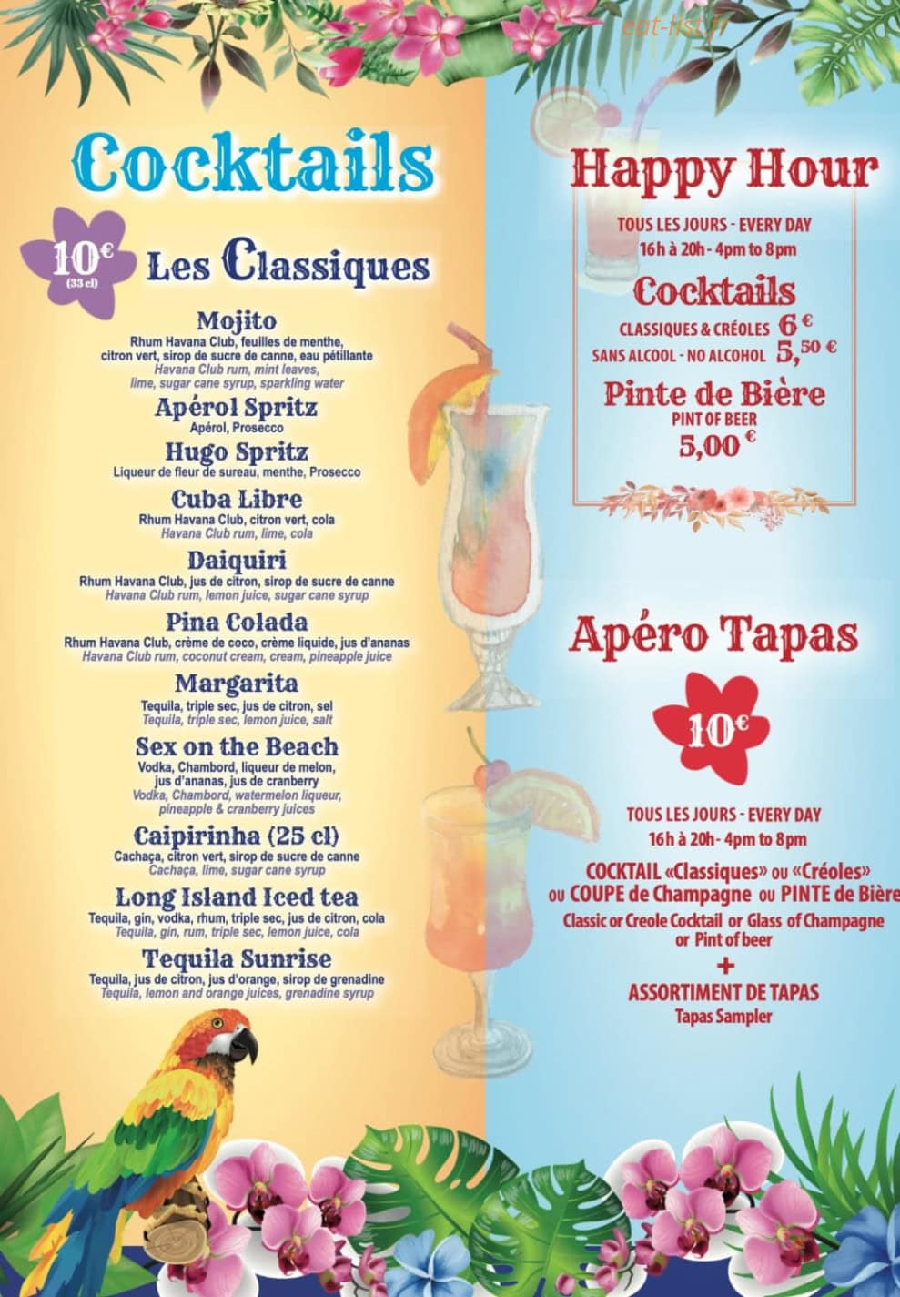 Coffee Creole — carte page 9