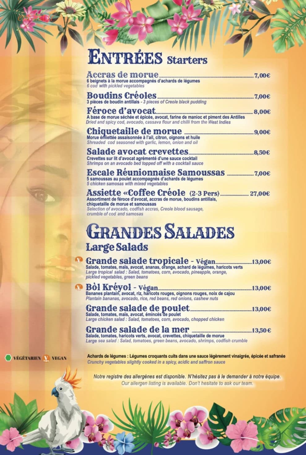 Coffee Creole — carte page 4