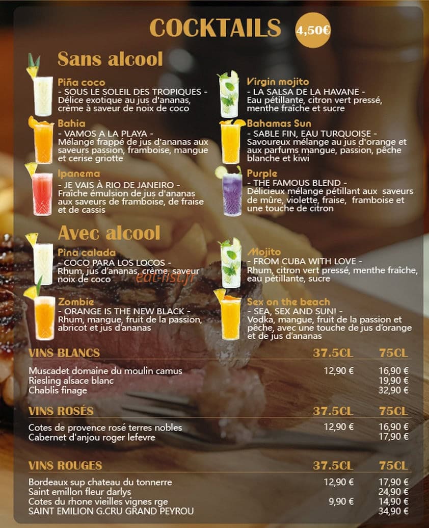 Grill’inn — carte page 2