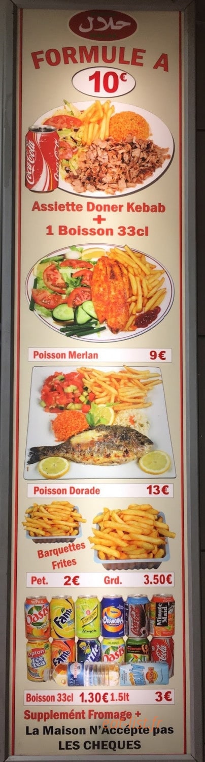 Istanbul Kebab — carte page 5