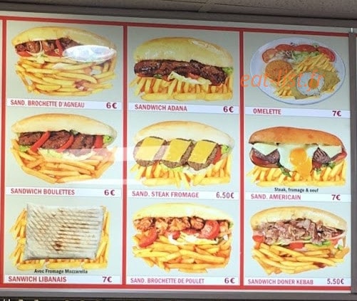 Istanbul Kebab — carte page 2