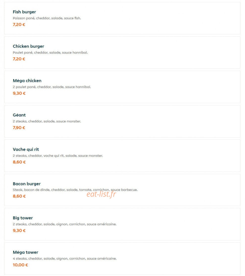 Le Miam — carte page 6